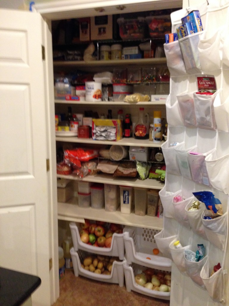 My clean pantry, I spent the last several days working on this.