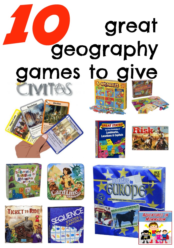 10 great geography games to give
