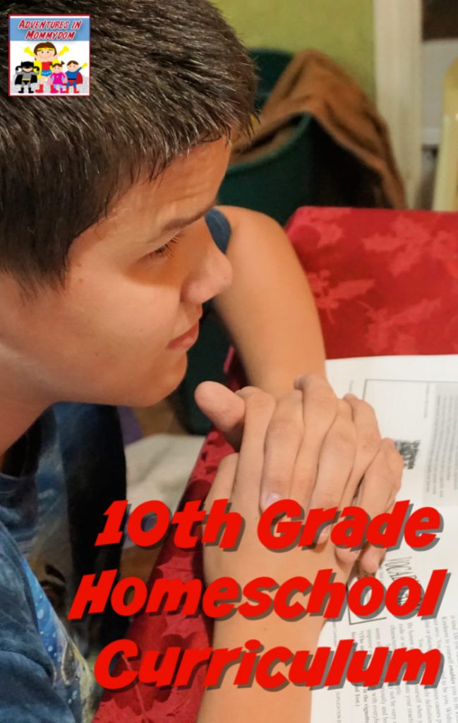 10th grade homeschool curriculum