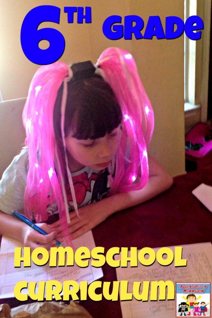 6th grade homeschool curriculum