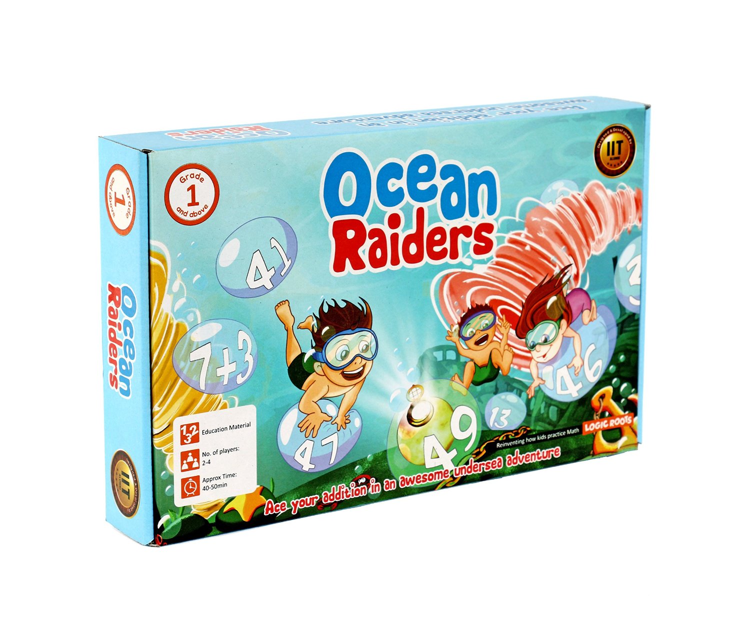 Ocean Raiders addition math facts game