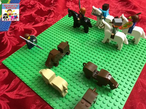 American Indians report, creating a lego diorama