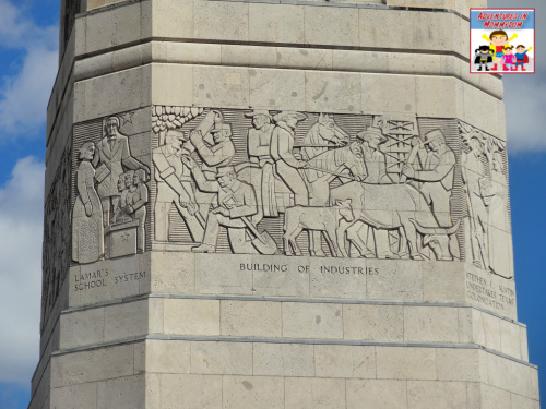 Battle of San Jacinto obelisk mural