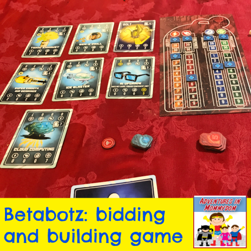 Betabotz bidding and building game
