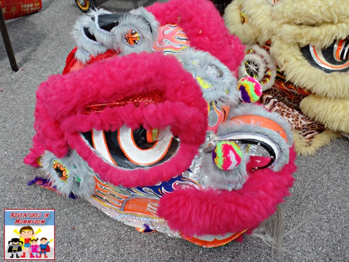 Chinese New Year lion dancer helmet