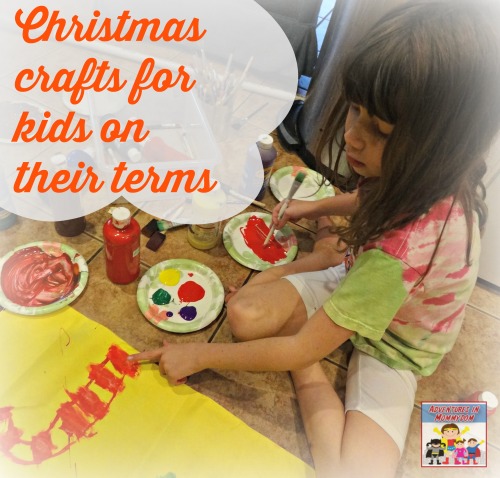 Christmas crafts for kids on their terms