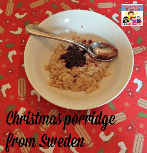 Christmas in Sweden porridge for Christmas Eve