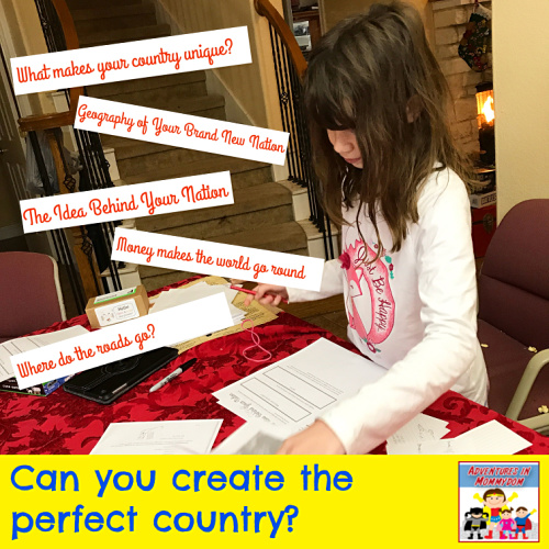 Create your own country lesson