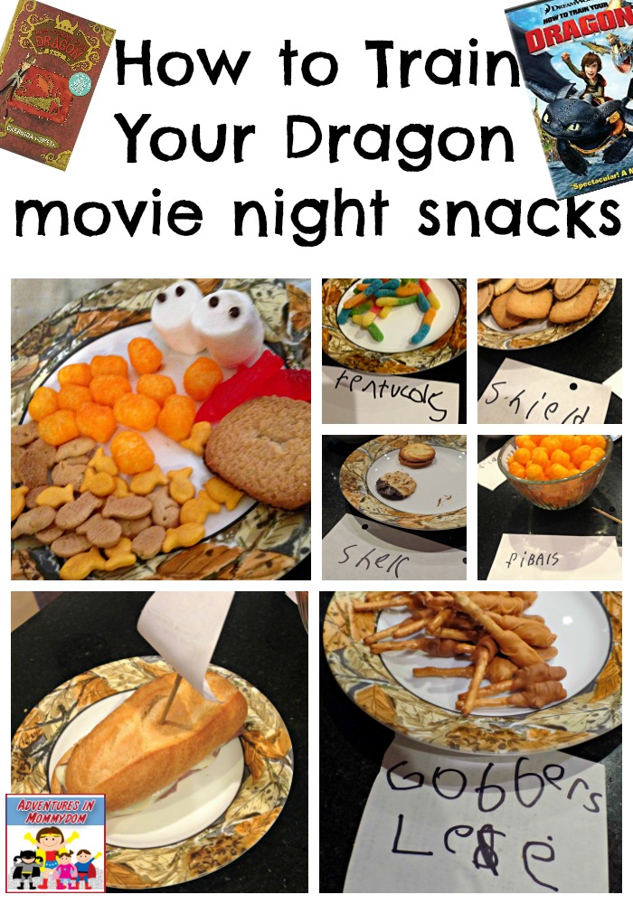 How to train your dragon movie night snacks