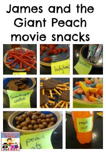 James and the Giant Peach movie snacks