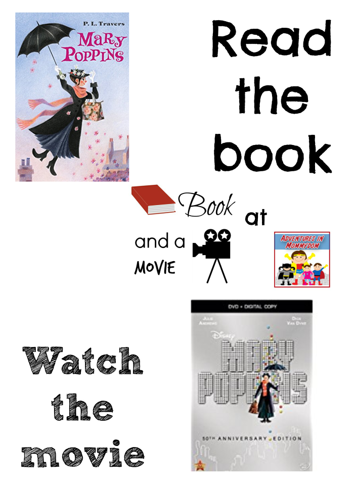 Mary Poppins book and a movie