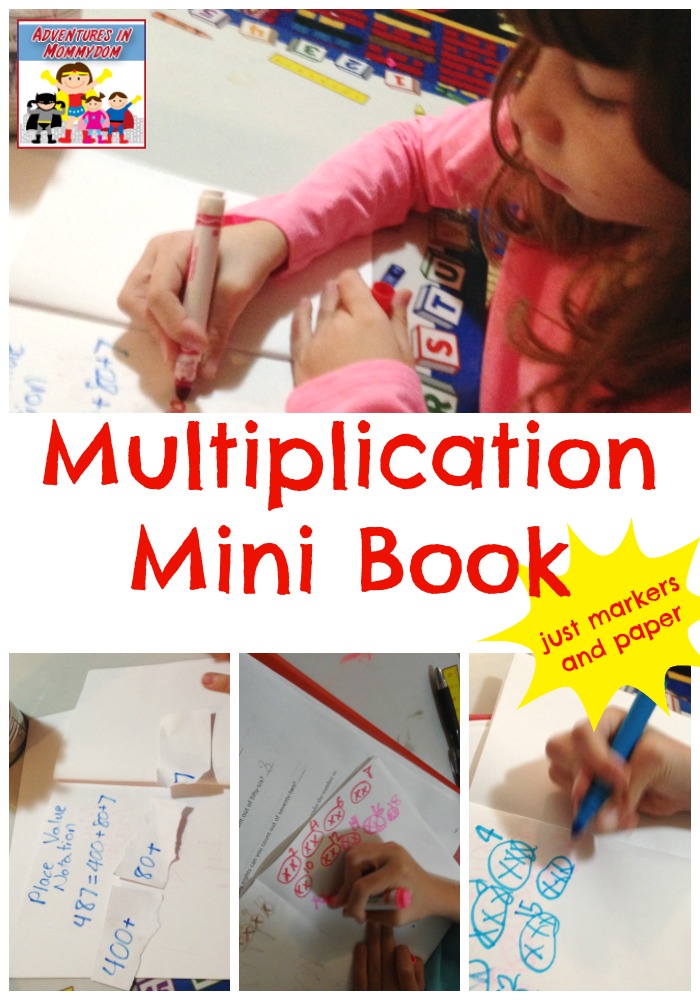 Math multiplication minibook #math #mathteacher #homeschooling
