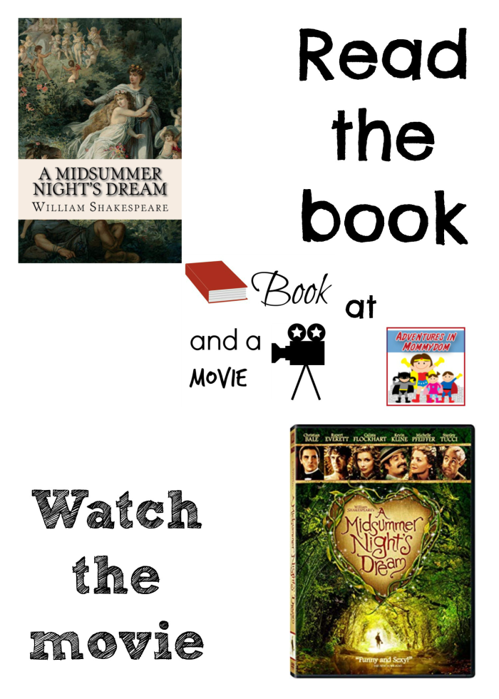 Midsummer Night's Dream book and a movie