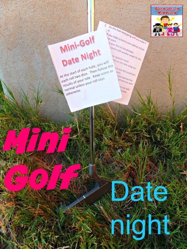 mini golf date night