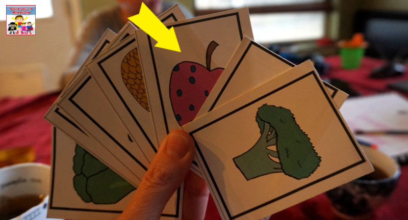 Play the fall of man card game with your kids