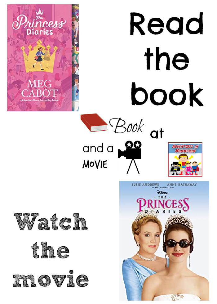 Princess diaries book and a movie