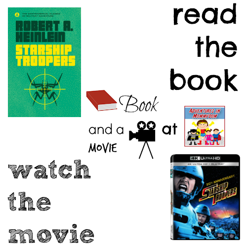 Starship troopers book and a movie 9th 12th