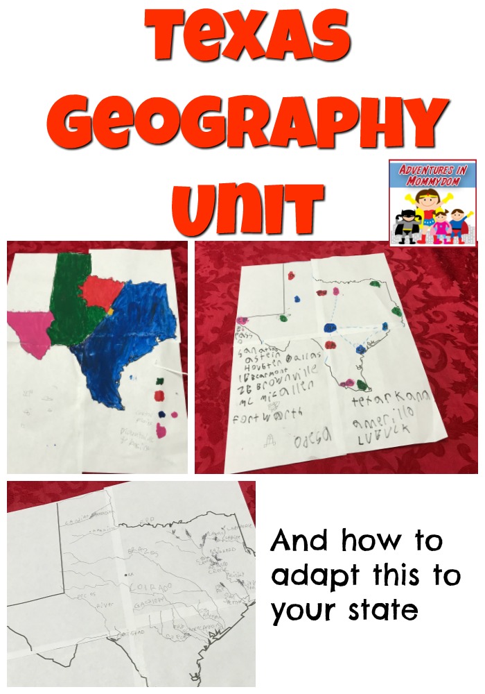Texas Geography Unit and how to adapt to your state