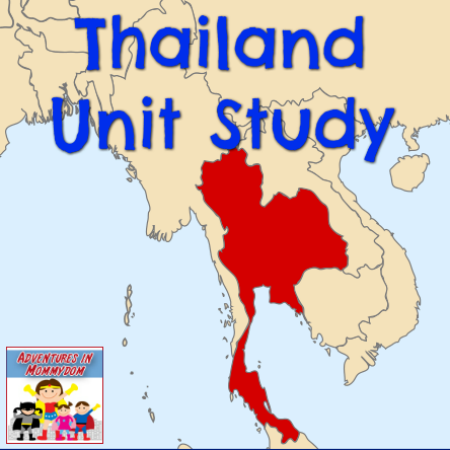 Thailand unit study notebooking