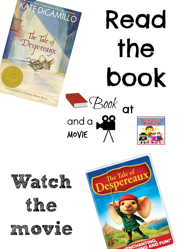 The Tale of Despereaux book and a movie