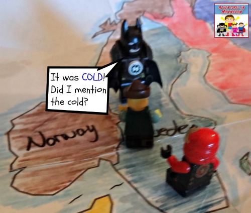 The discovery of Iceland as told by LEGOS