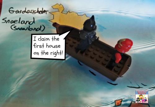 The discovery of Iceland as told by LEGOS