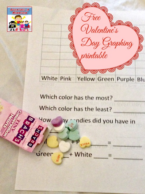 Valentine's Day graphing printable