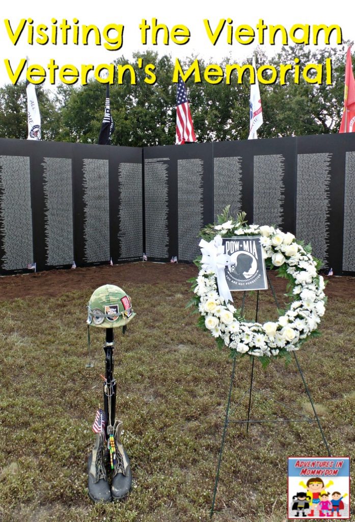 Vietnam Veterans Memorial visit with kids