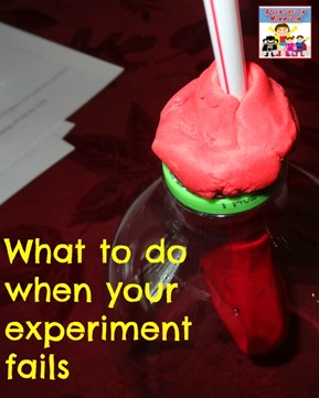 what to do when your experiment fails