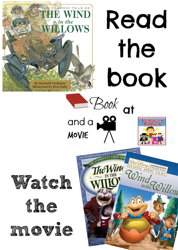 Wind in the Willows book and a movie