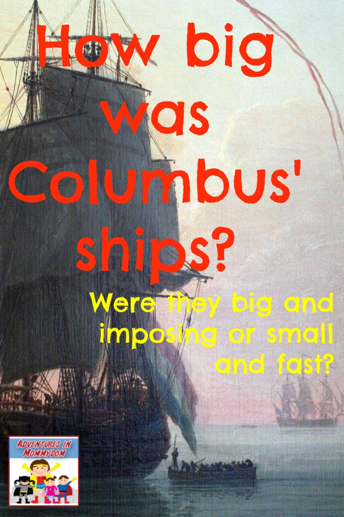 How big were Columbus' ships