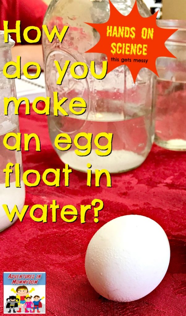 how do you make an egg float in water