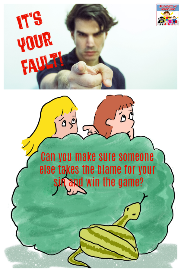 its your fault fall of man bible game for sunday school