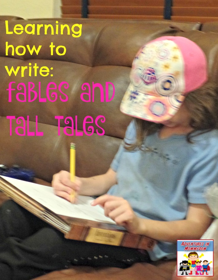 learning how to write fables and tall tales