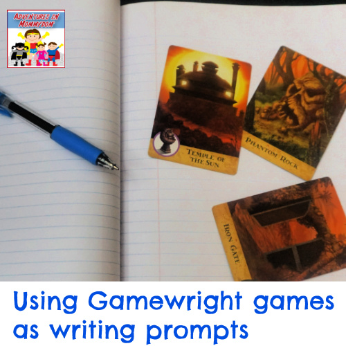 using gamewright games as writing prompts